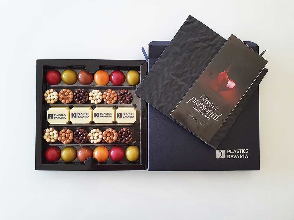 Cadouri Corporate – Grafică print cutii cu bomboane personalizate