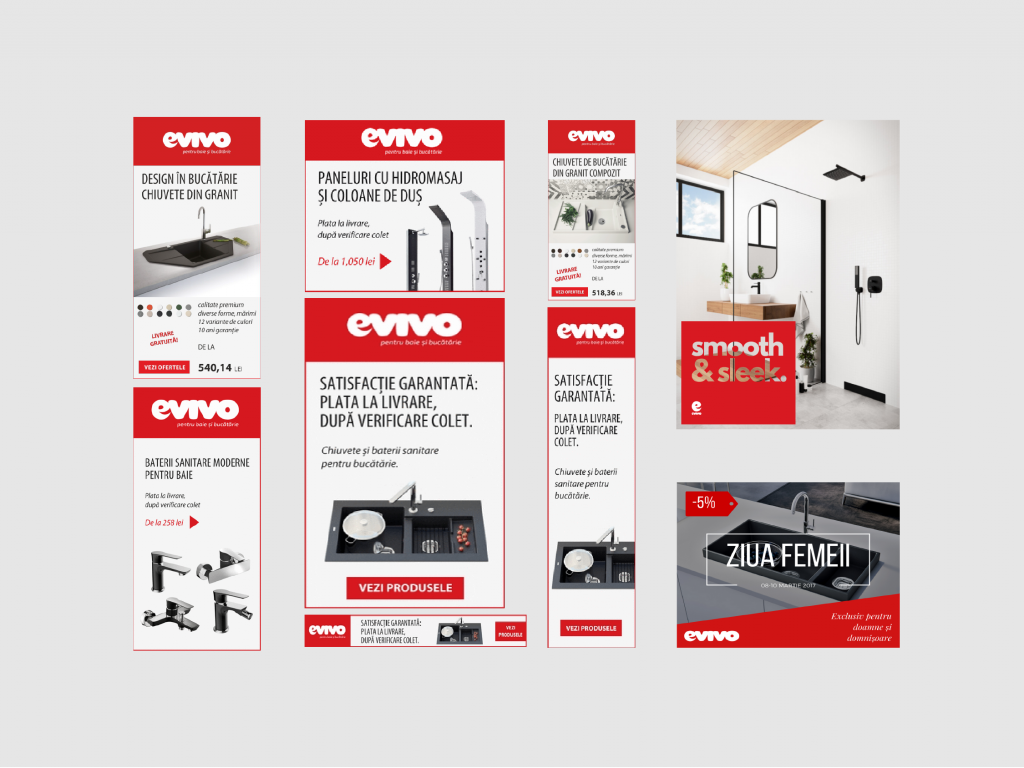 Bannere online advertising Evivo.ro - Google Ads & Facebook Ads